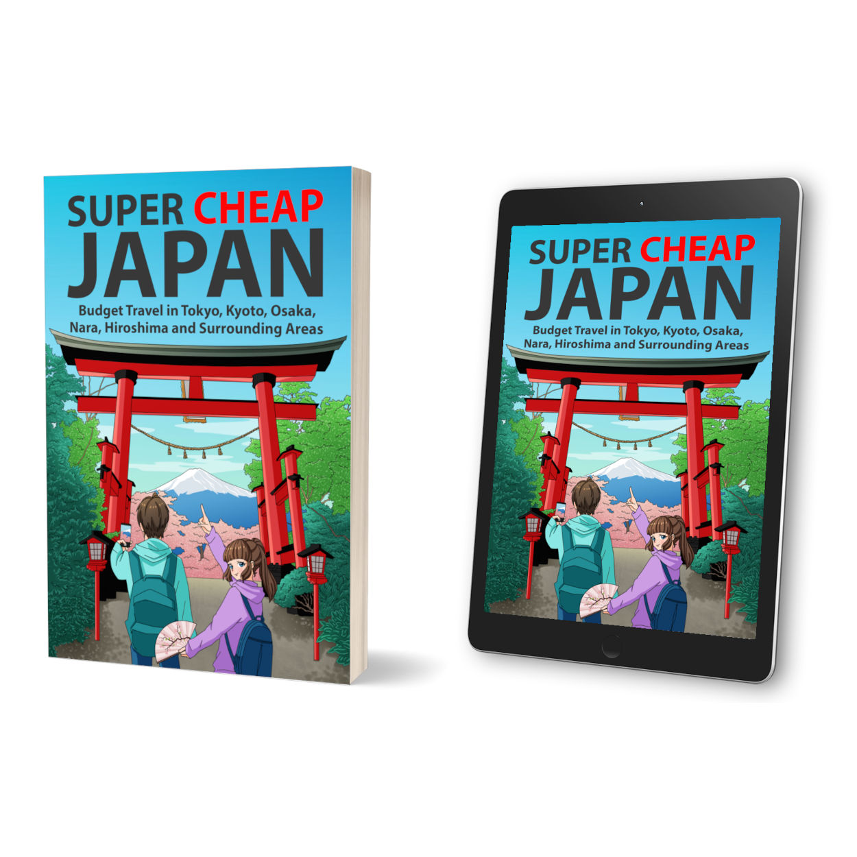 Tokyo Outdoors travel guide paperback and free ebook bundle cover