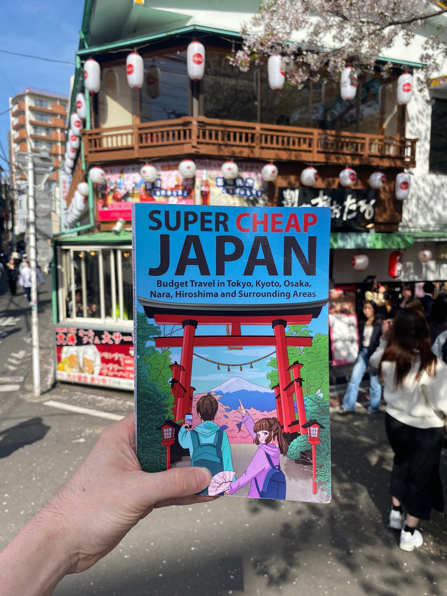 Super Cheap Japan paperback travel guide cover preview