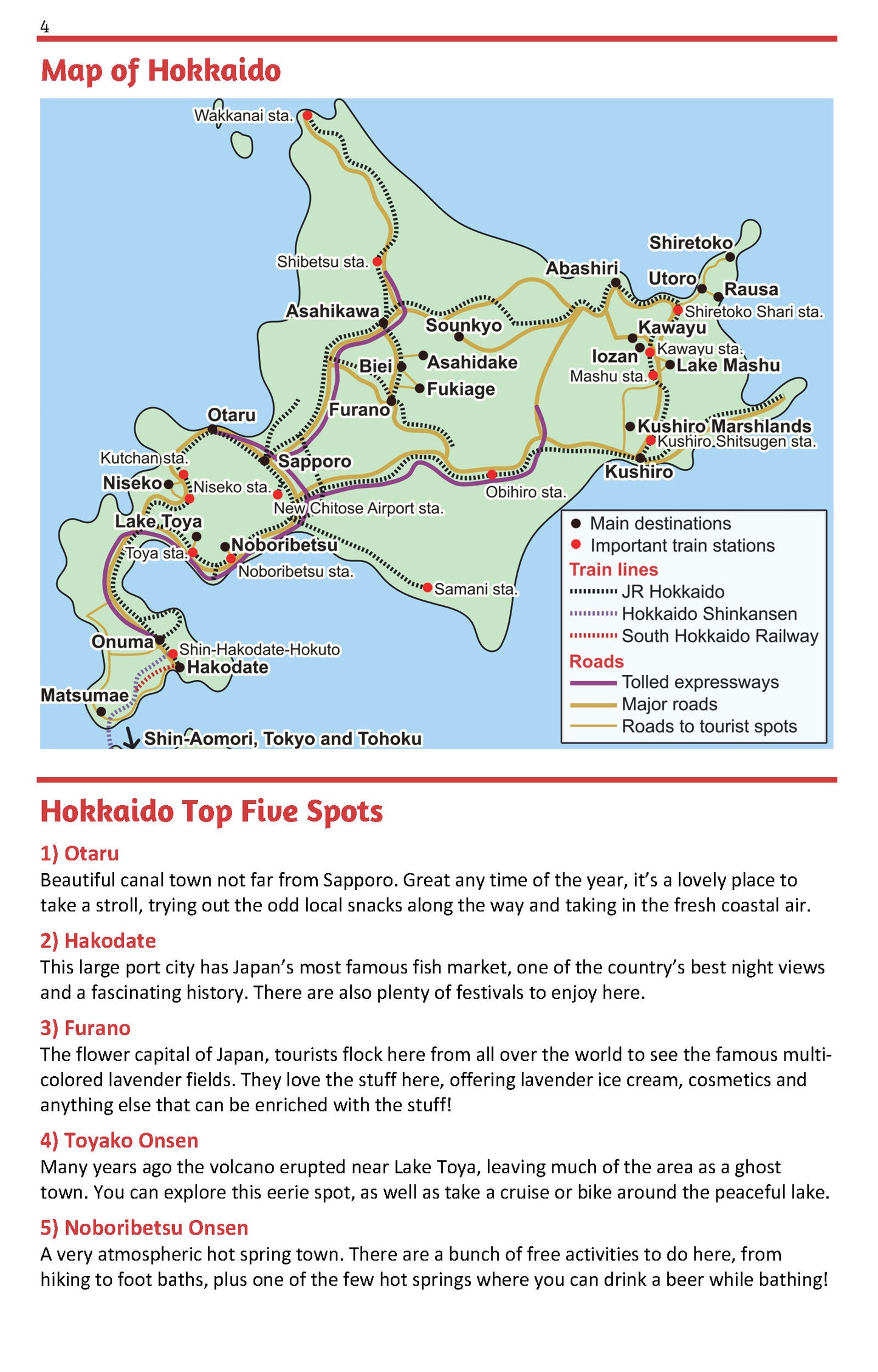 Super Cheap Hokkaido look inside preview map