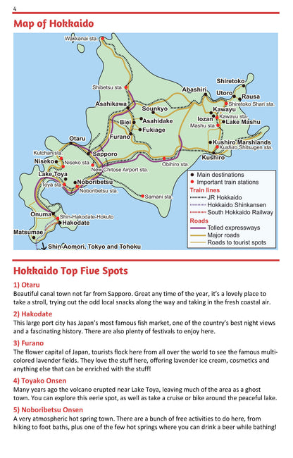 Super Cheap Hokkaido look inside preview map