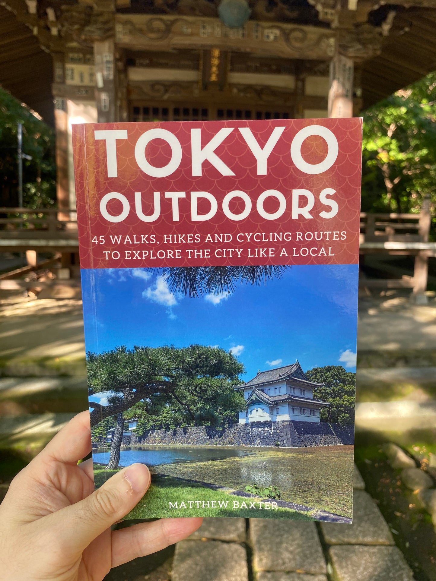 Tokyo Outdoors paperback travel guide cover preview